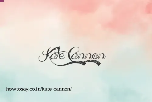 Kate Cannon