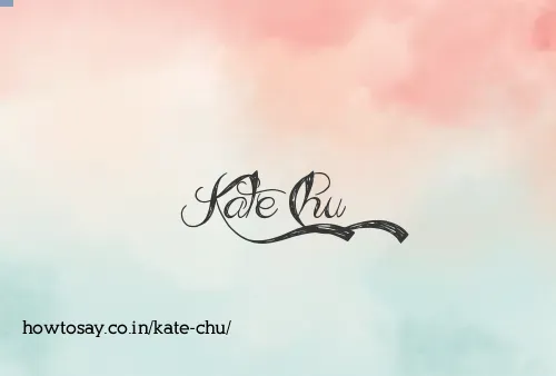Kate Chu