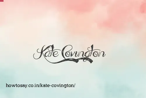 Kate Covington