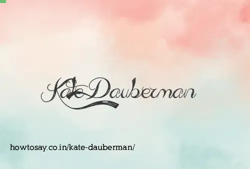 Kate Dauberman