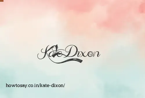 Kate Dixon