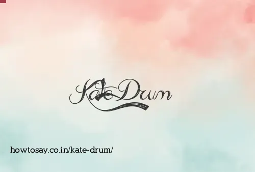 Kate Drum