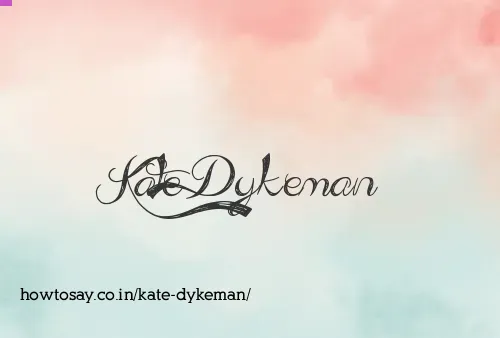 Kate Dykeman