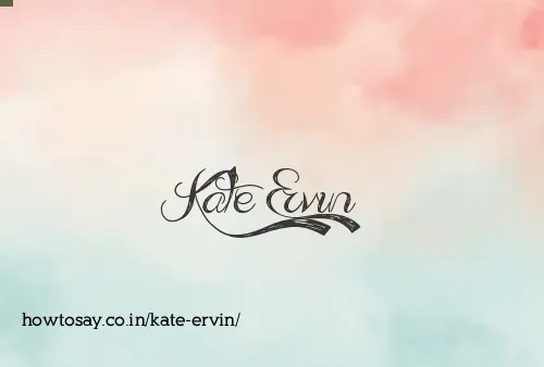 Kate Ervin