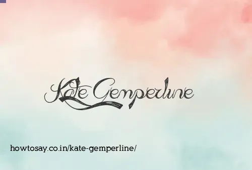 Kate Gemperline