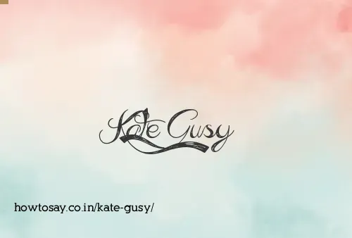 Kate Gusy