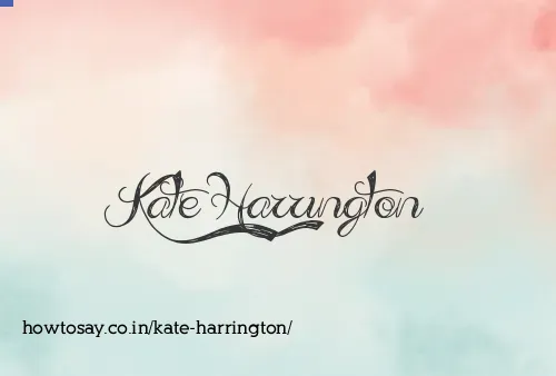 Kate Harrington