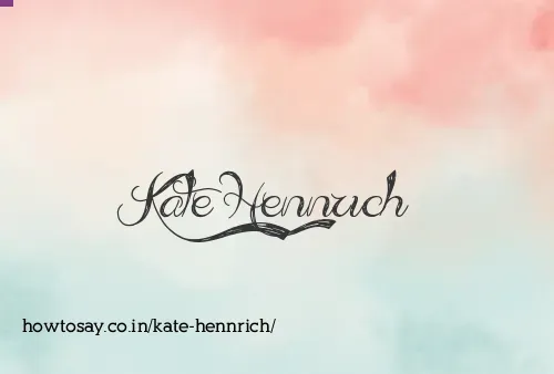 Kate Hennrich
