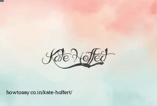 Kate Hoffert