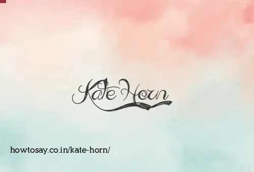 Kate Horn