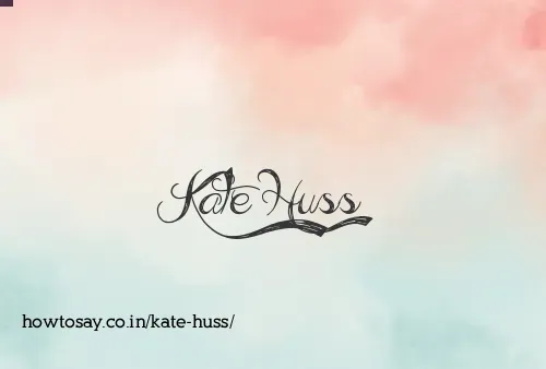 Kate Huss