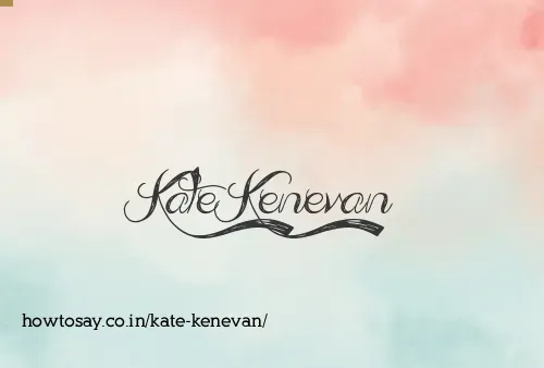 Kate Kenevan