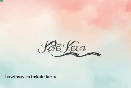 Kate Kern