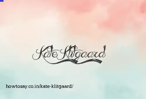 Kate Klitgaard