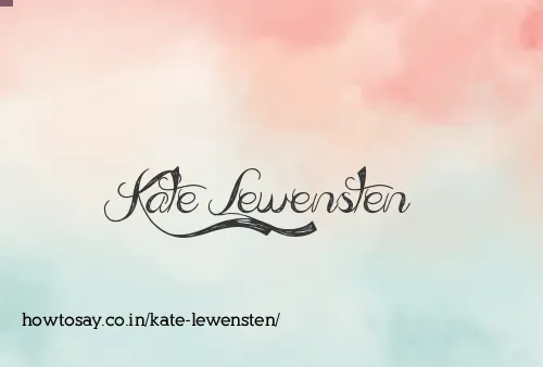 Kate Lewensten