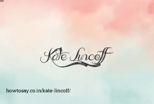 Kate Lincoff