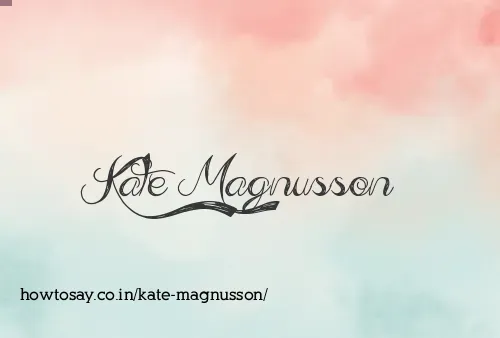 Kate Magnusson