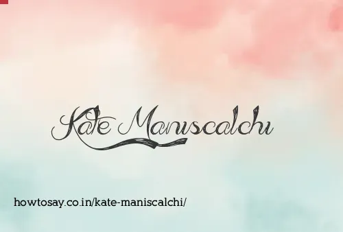 Kate Maniscalchi