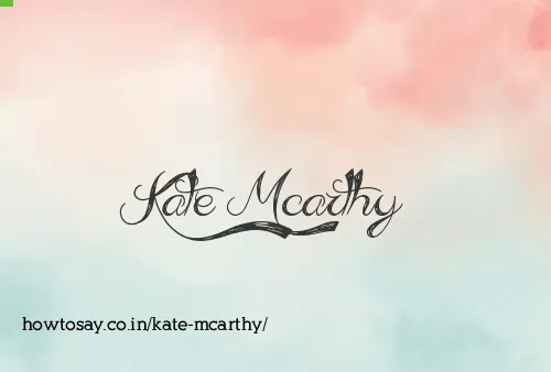 Kate Mcarthy