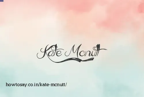 Kate Mcnutt
