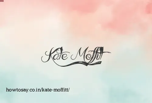 Kate Moffitt