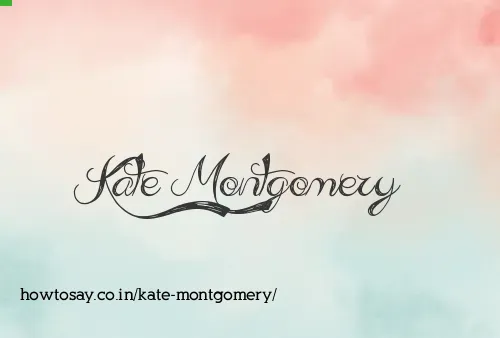 Kate Montgomery
