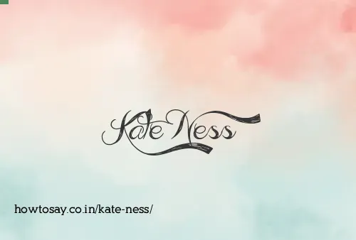 Kate Ness