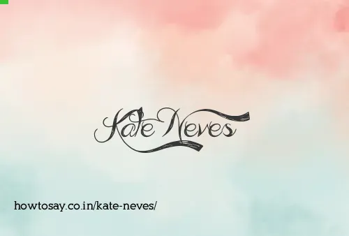 Kate Neves
