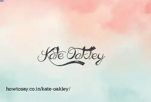 Kate Oakley