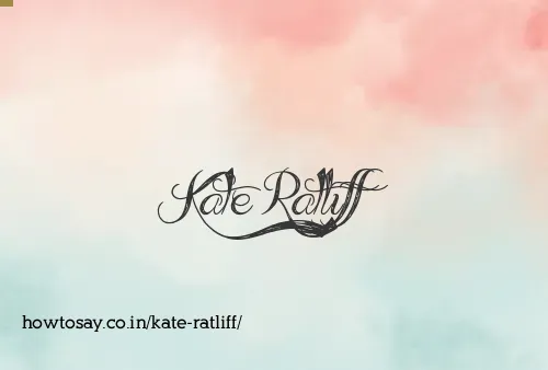 Kate Ratliff