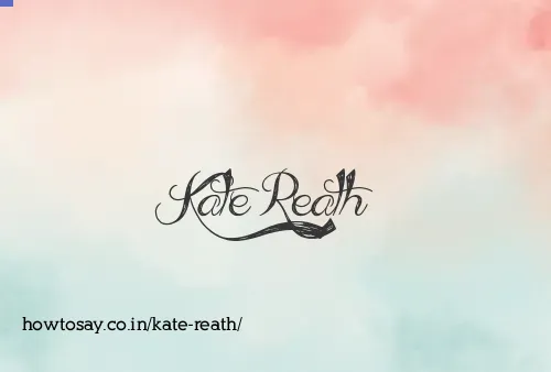 Kate Reath