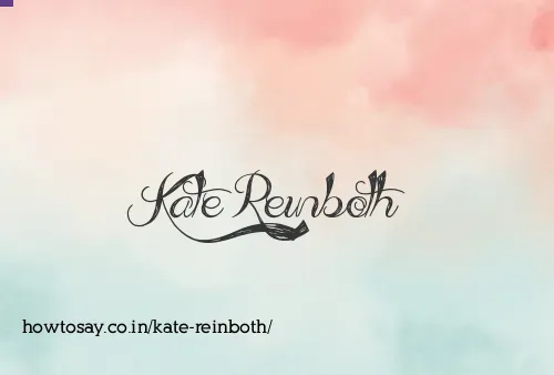 Kate Reinboth
