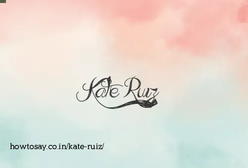 Kate Ruiz