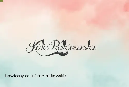 Kate Rutkowski