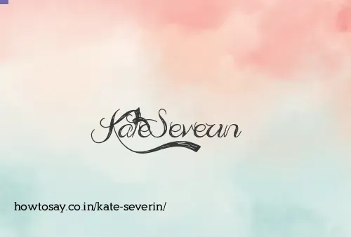 Kate Severin