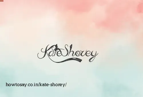 Kate Shorey