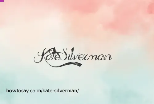Kate Silverman