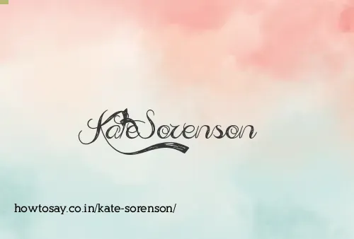 Kate Sorenson