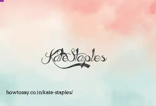 Kate Staples
