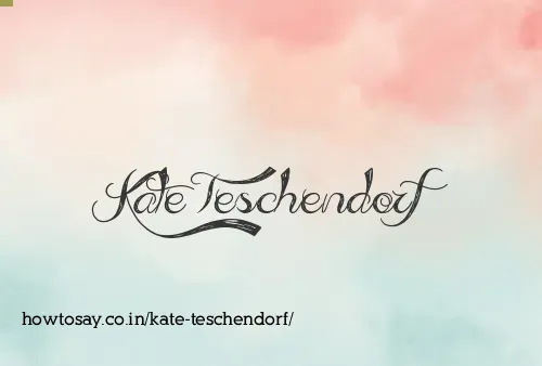 Kate Teschendorf