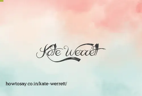 Kate Werrett