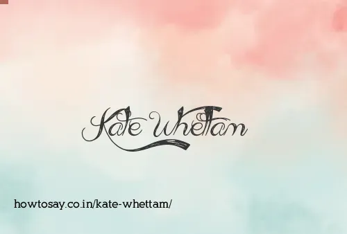 Kate Whettam