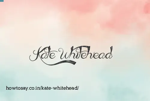 Kate Whitehead