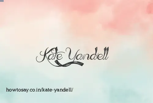 Kate Yandell