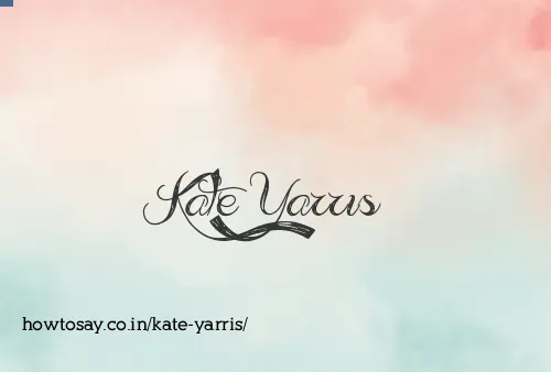 Kate Yarris