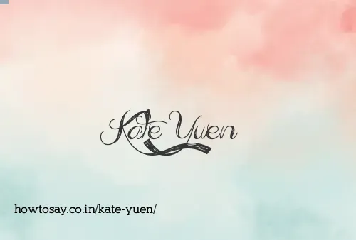 Kate Yuen