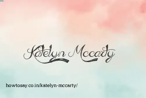 Katelyn Mccarty