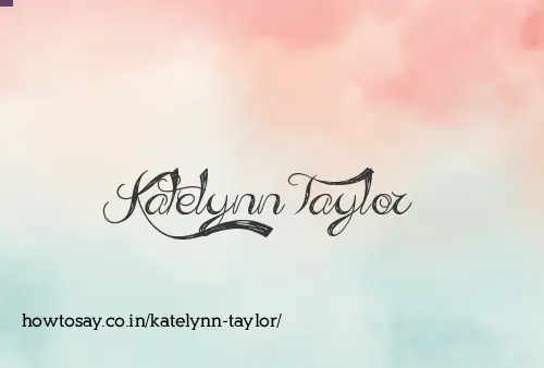 Katelynn Taylor