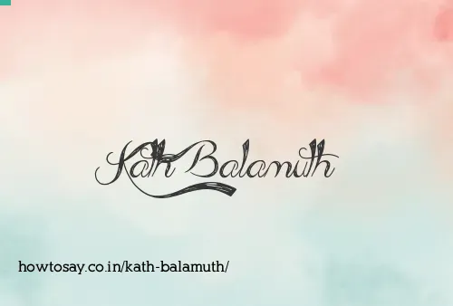 Kath Balamuth