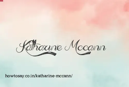 Katharine Mccann